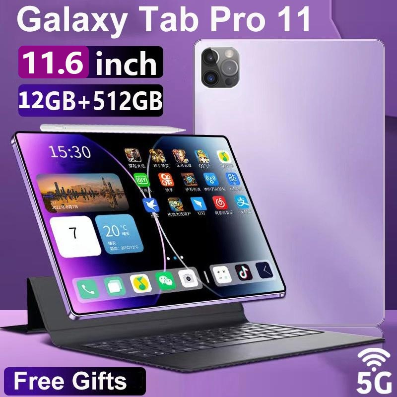 NEW 2023 Terbaru HP Tablet murah asli 5G Baru Galaxy ipad Pro11 RAM 12GB+ 512GB ROM 【COD+Free Delive
