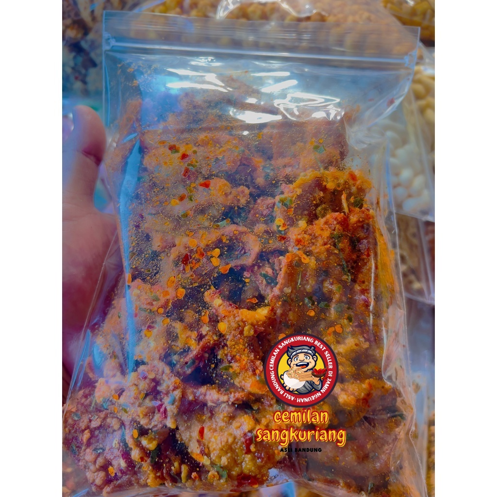 

KULIT AYAM KRISPY 500GRAM PEDAS MANTAP _AGEN SNACK