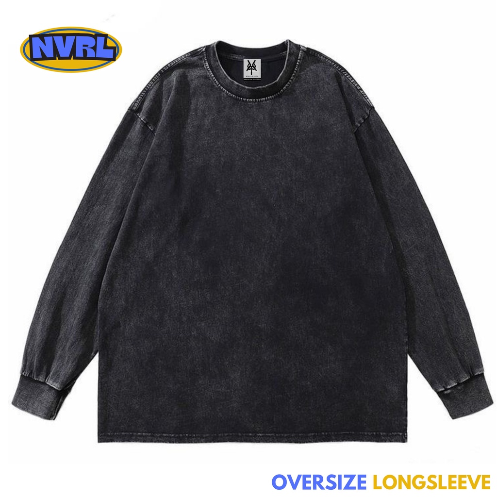 Kaos oversize polos washed washing vintage tee