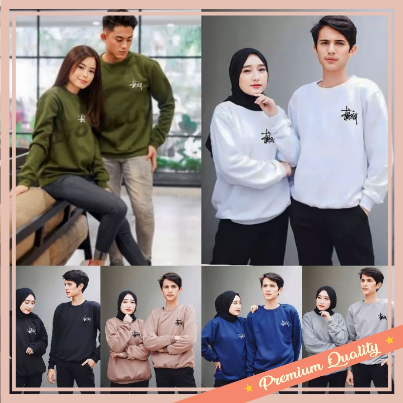 Set Wanita Murah - BAJU KAOS COUPLE PASANGAN LENGAN PANJANG / BAJU KAOS COUPLE PASANGAN / BAJU  COUP