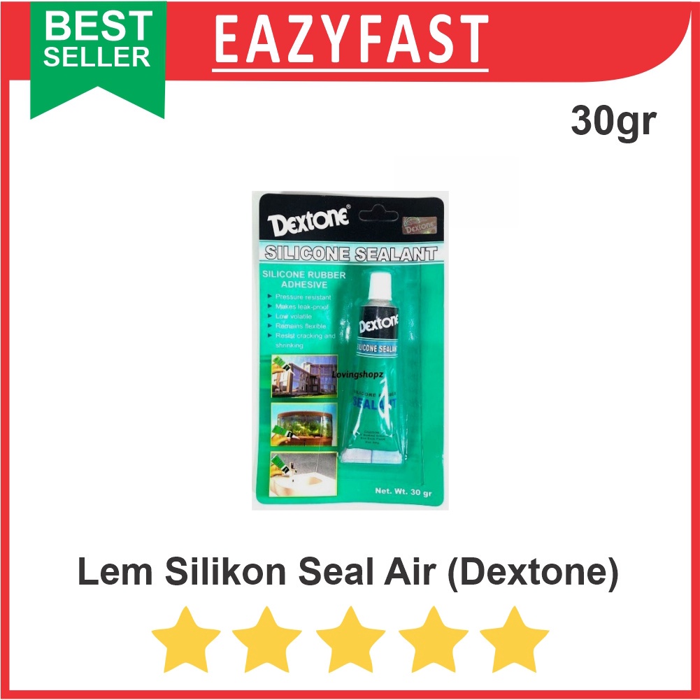 

Lem Sealant Silicone Rubber Dextone Lem Bocor Air Seal Bening Clear