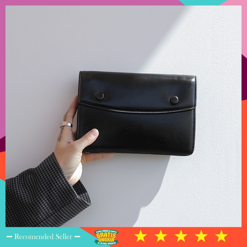 Selempang Murah Bahan Kuat Awet Premium Branded - LEATHER CONCEPT Tas Kulit Pria Tas Selempang Pria 