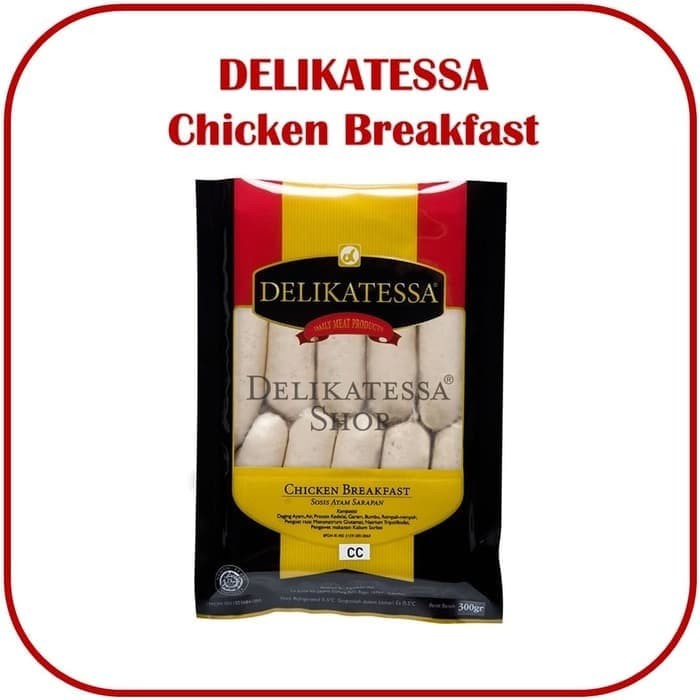 

DELIKATESSA Chicken Breakfast Sosis CC Sausage Ayam Sarapan Hotel