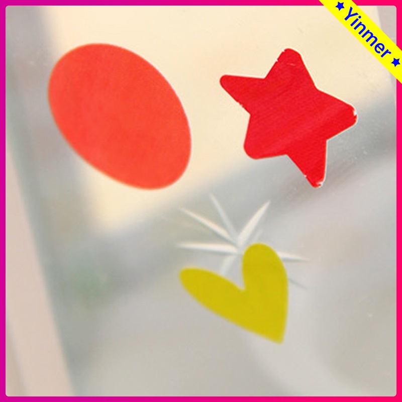 

COD✨Stiker titik-titik,cinta,warna-warni,Korea,album foto dekorasi,DIY,stiker pelangi pentagram pelangi 6pcs pack-Yinmer