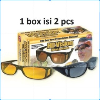 1 Box isi 2 Kacamata Berkendara HD Vision UV
