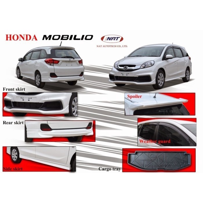 Bodykit Honda Mobilio RS Mugen Tipe S / E DEPAN SAJA