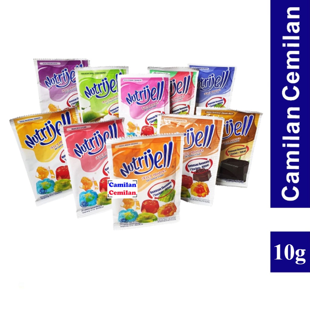 

Nutrijell Nutrijel Powder Instant Agar Agar All Varian Rasa Kemasan Ekonomis 10 gr