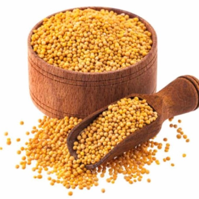 

Yellow Mustrad Seeds Premium halal 250 Gram/ Biji Mustrad Kuning