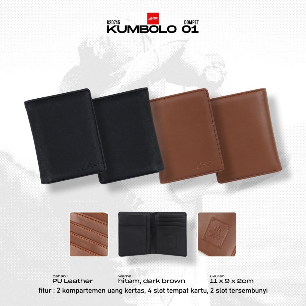 Dompet / Wallet Pendek Pria Kumbolo 01 Arei Outdoorgear Original Rei