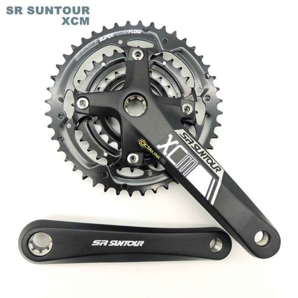 CRANK SUNTOUR XCM SR hollowtech BB HT 1 OCTALINK bottom bracket mtb 3 SPEED AM FR XC DH SET ARM 170 