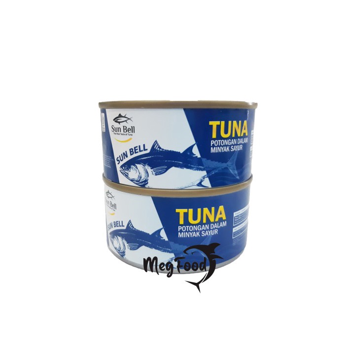 

Sun Bell Tuna Chunk in Vegetable Oil 185g |Ikan Tuna Kaleng