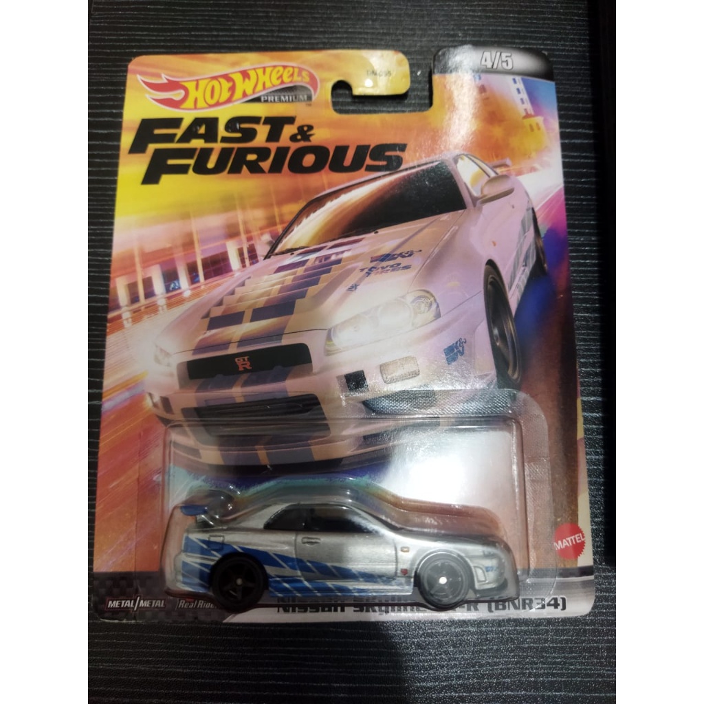 Hotwheels Fast and Furious Nissan Skyline GTR (BNR34)