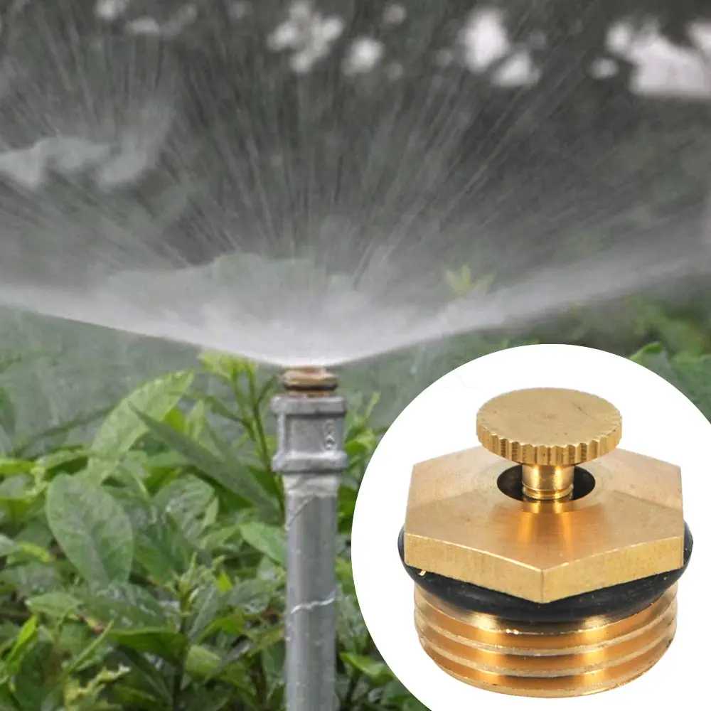 Nozzle Spray Penyiram Taman Water Brass Atomization 1/2 Inch 1/2 "Penyemprot Mikro Kuningan 360 Dera