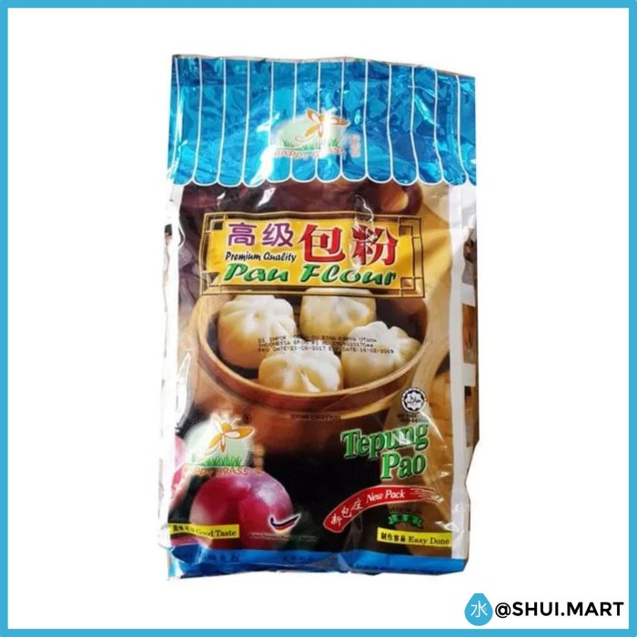 

[Big Sale] Happy Grass Tepung Pao Bakpao 1,3kg / Tepung Bakpau / Bapao Flour