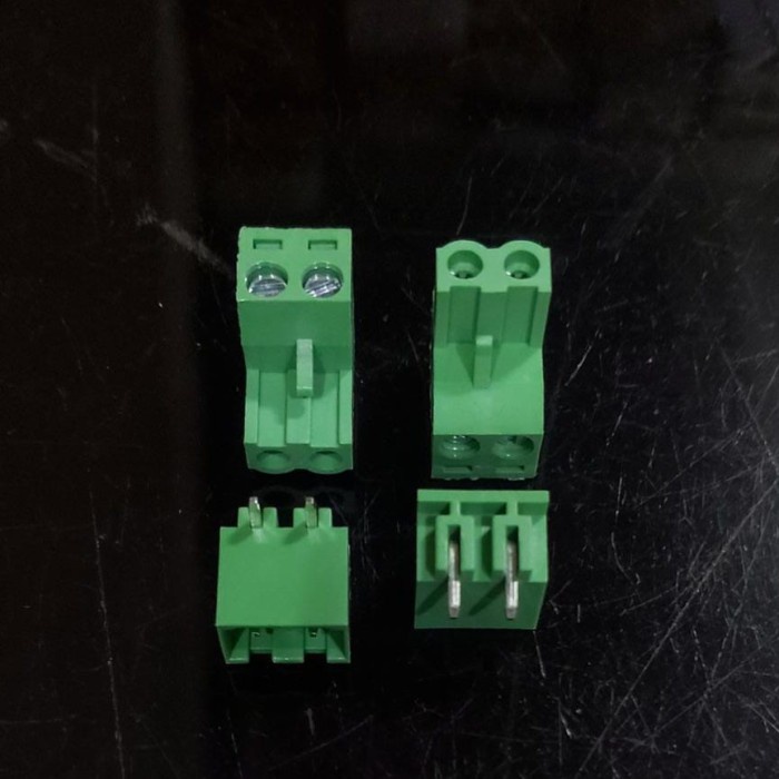 Terminal block 2pin siku terminal blok tekuk 2pin