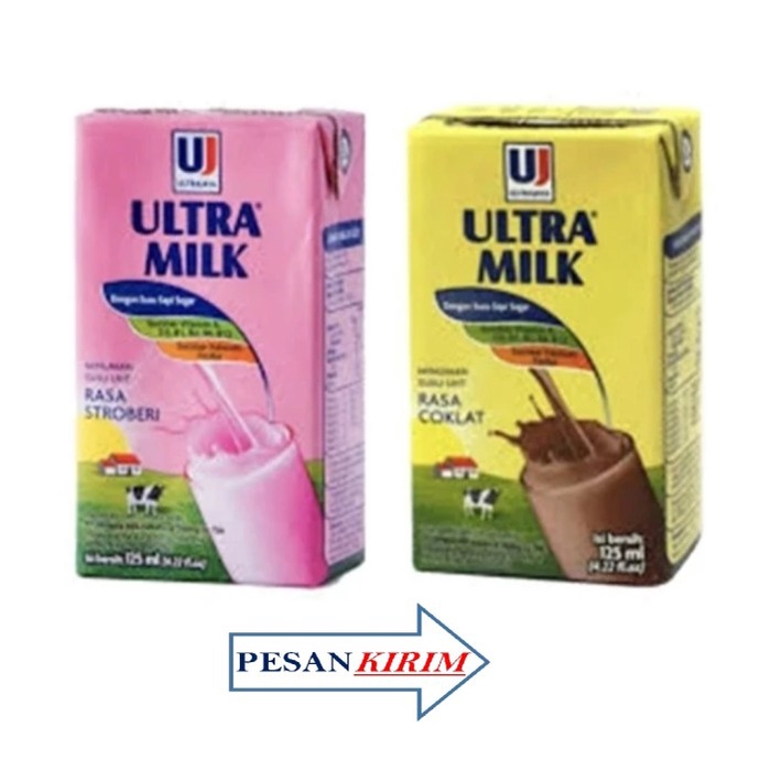 

[Big Sale] Ultra Milk 125 ml (1 Karton isi 40 pcs) - Cok - Stw