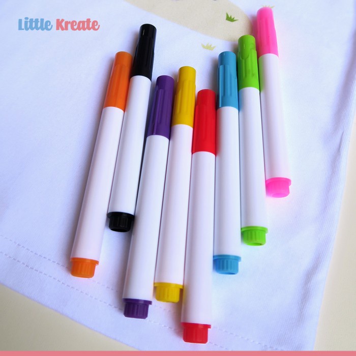 

Fabric Marker / Spidol untuk Kain Baju Kaos / Mainan Edukasi