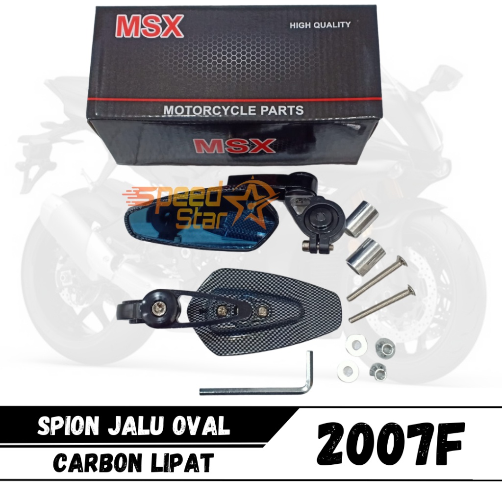 Spion Jalu Oval Carbon MSX Sepion Jalu Universal Motor Terbaik