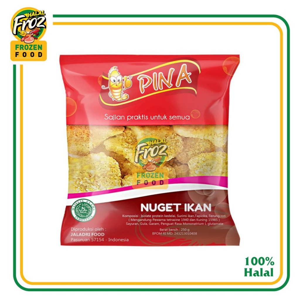 

NUGGET IKAN PINA 250 gram HFPRS