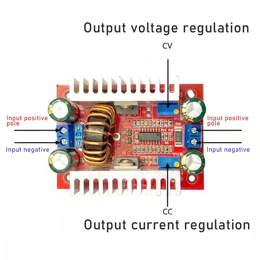 400W High Power Modul Dc-Dc Step Up Boost Converter 15A 400W Cc-Cv Boost Converter Step Up Boost
