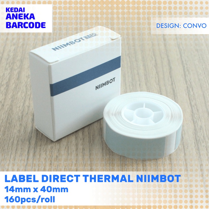 

Label Direct Thermal Design CONVO untuk NIIMBOT D11