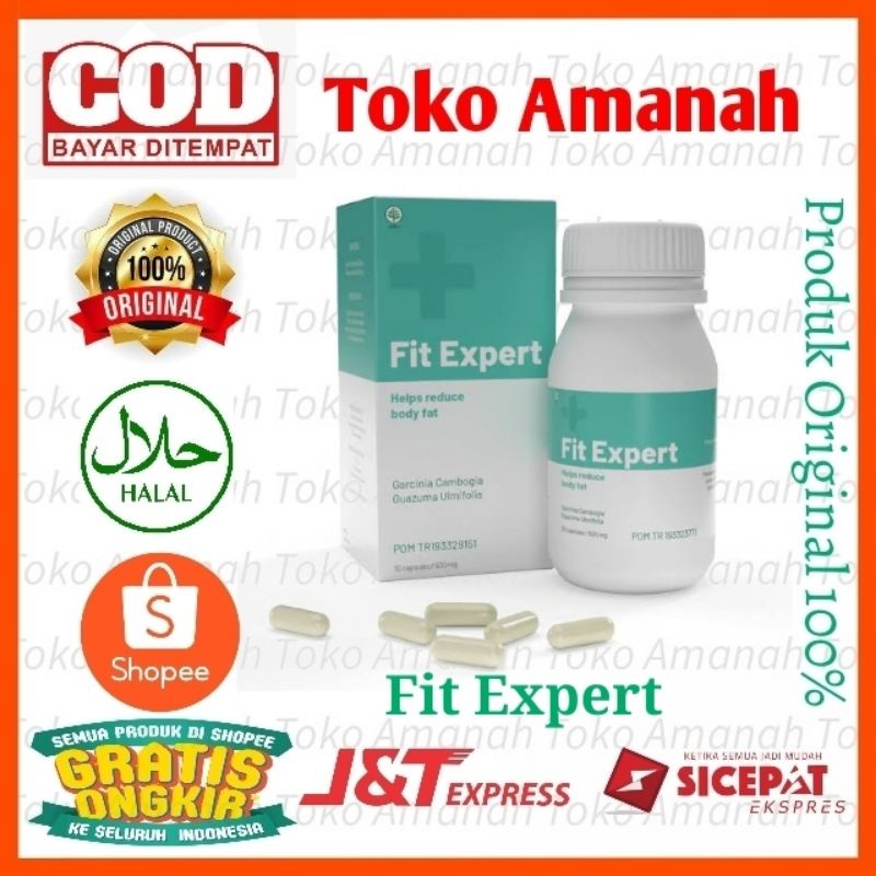 Fit Expert Asli - FitExpert Original Obat Pelangsing Obat Diet Herbal Penurun Berat Badan(Gratis Ong