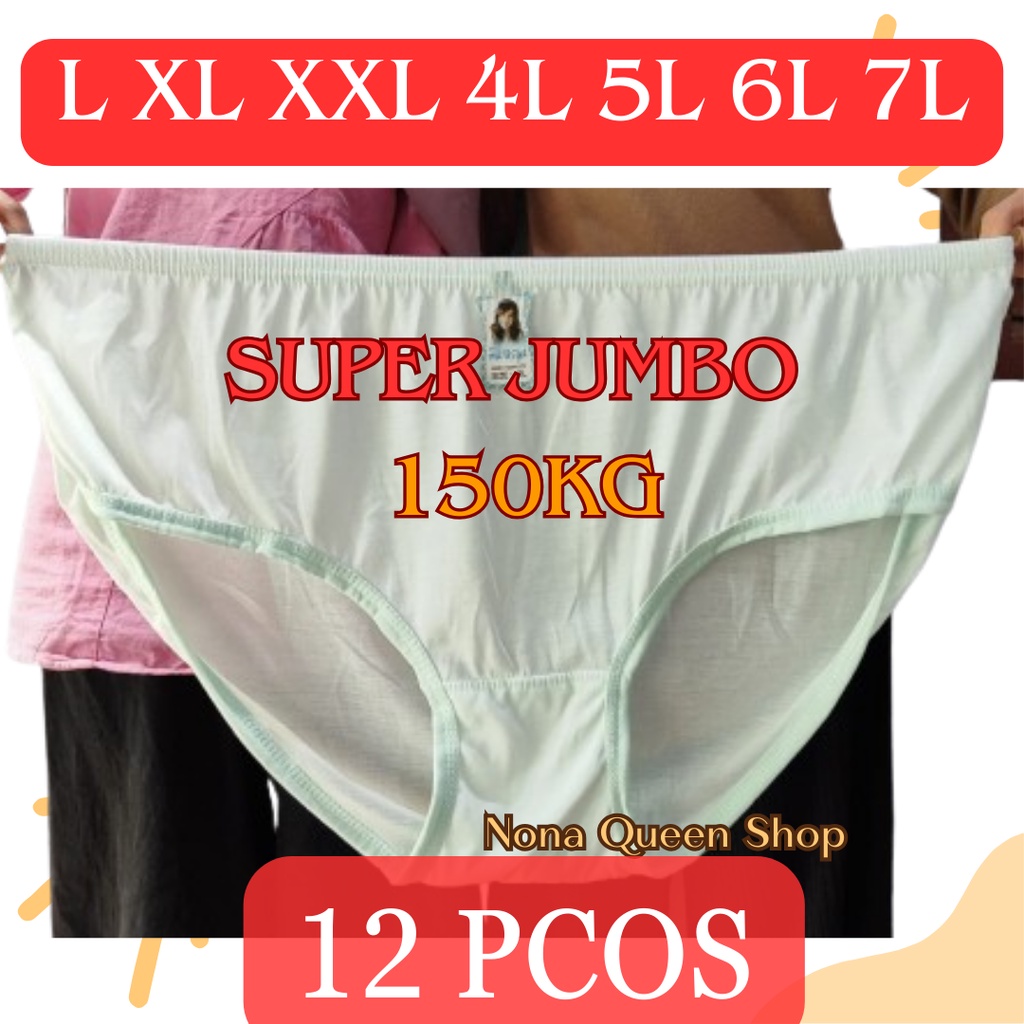 (L XL 3L 4L 5L 6L 7L) JUMBO CD WANITA MURAH CELANA DALAM  PEREMPUAN DEWASA CD WANITA  SEMPAK HAMIL B