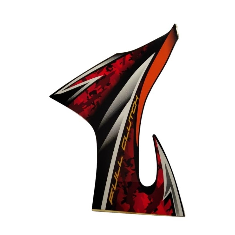 Striping f1zr ORANGE HITAM bagian sayap dalam original ygp