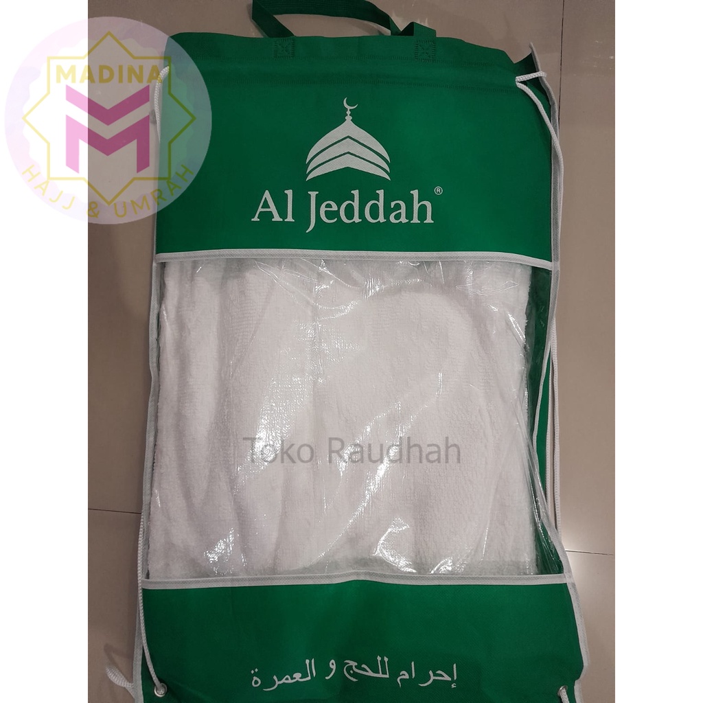 Kain Ihrom Pria Haji Umroh Al Jeddah Set 2 pcs