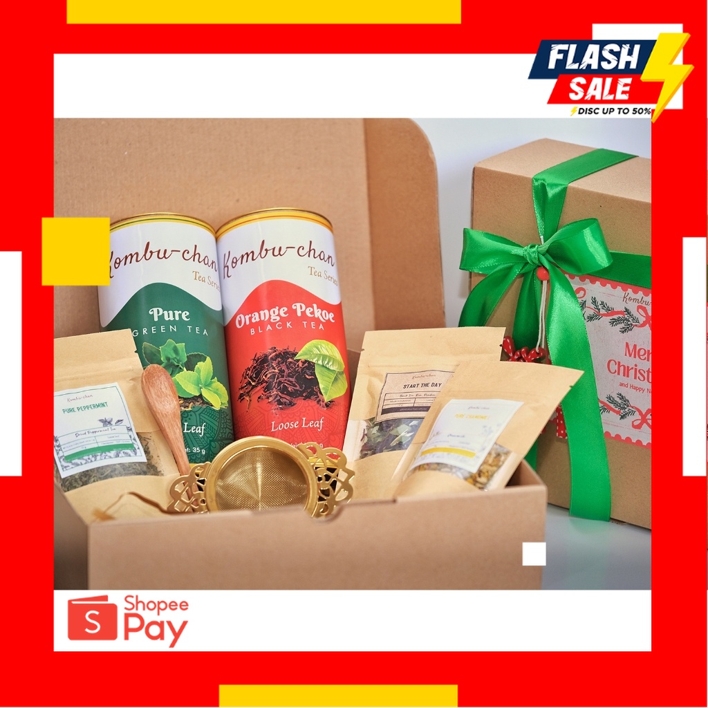 

12.12 SALE |Paket Hampers Lebaran Idul Fitri Natal Imlek Ulang Tahun Tea Gift Set murah premium dengan kartu ucapan dan custom notes