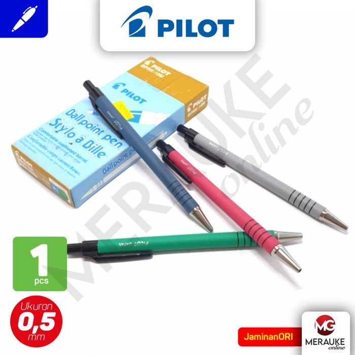 

Ballpoint PILOT BPRK-10M - Tinta Hitam