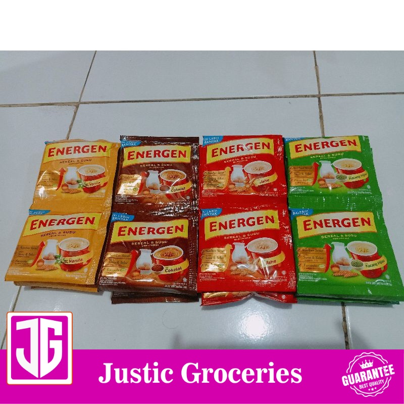 

Energen sereal 4 variant 34g (10 sachet)