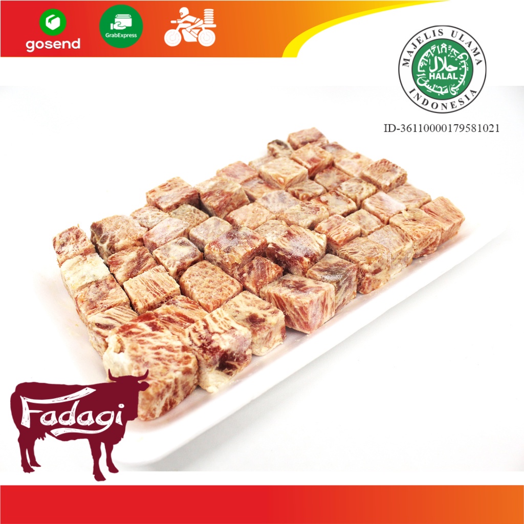 

Saikoro Wagyu Beef Cube / Kotak 500 Gram