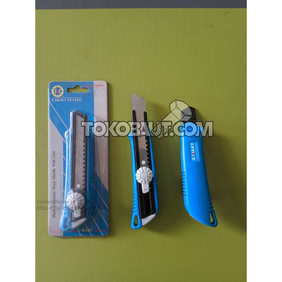 

Pisau Cutter / Utility Cutter Size 100*18*0,5mm C-Mart