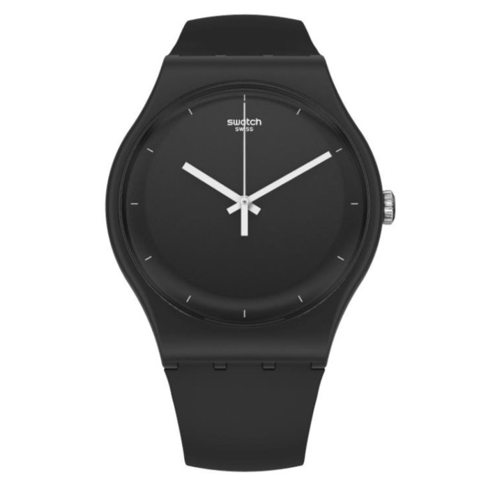 limited edition SWATCH SO32B106 THINK TIME BLACK Jam Tangan Pria Analog Original Swiss