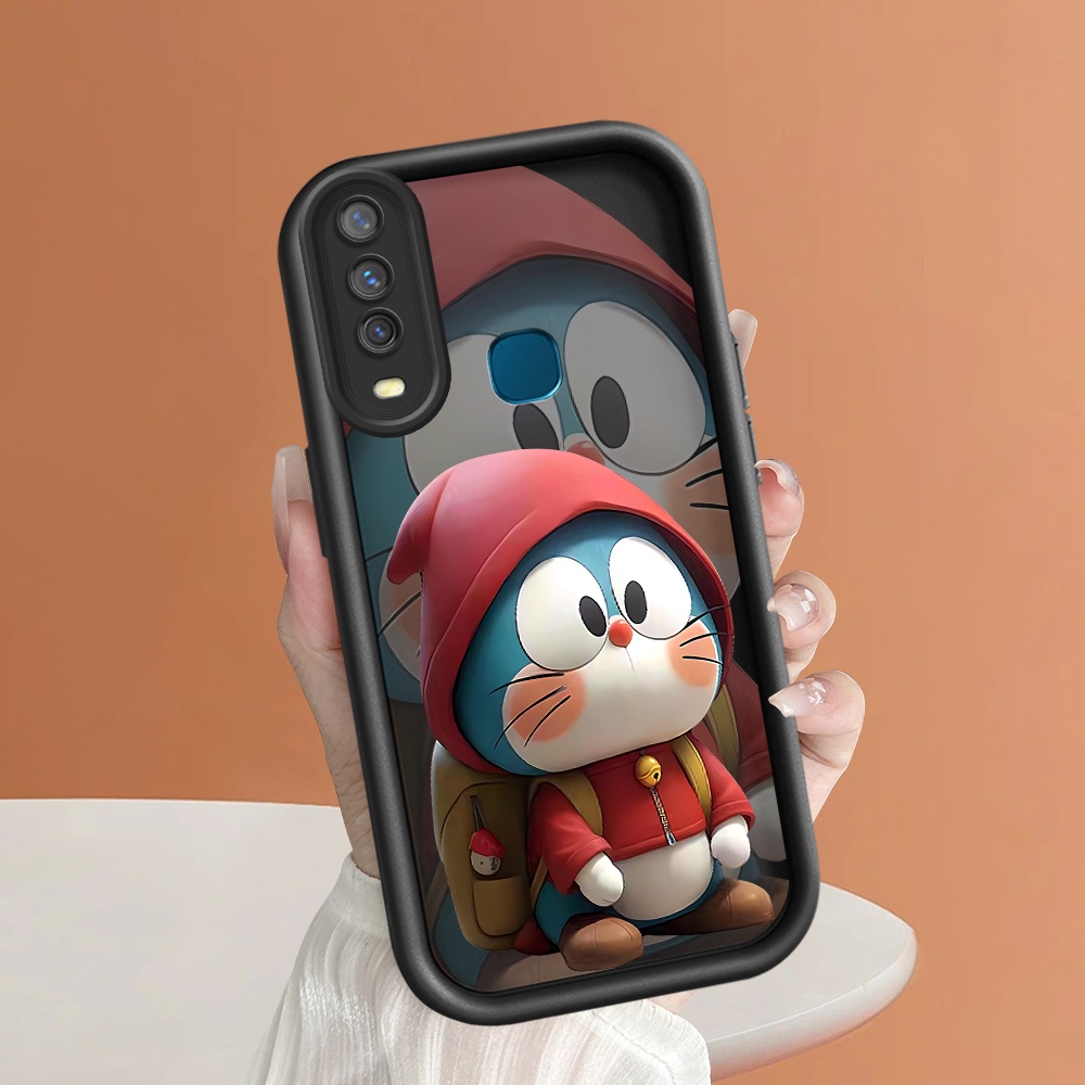 Casing Hp Untuk Vivo Y17 Y15 Y12 1902 Handphone Silikon Softcase Cute Doraemon Soft Phone Case Mode 