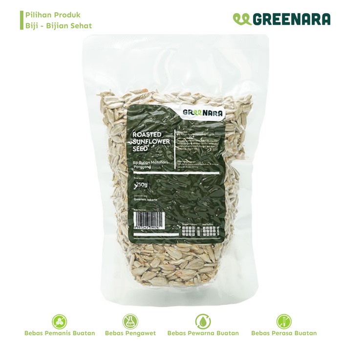

[PREMIUM] Kuaci Kupas Panggang 250gr / Roasted Sunflower Seed KUALITAS TERBAIK