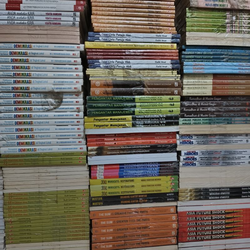 

(OBRAL) BUKU MOTIVASI / PENGEMBANGAN DIRI / 6000 AN / RANDOM / JUDUL ACAK / TIDAK BISA PILIH JUDUL