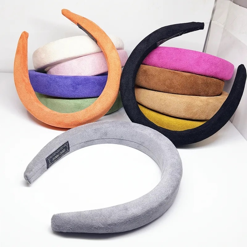 Bando Busa Korea Wanita Dewasa Lokal Original Busa Tebal Velvet Puff