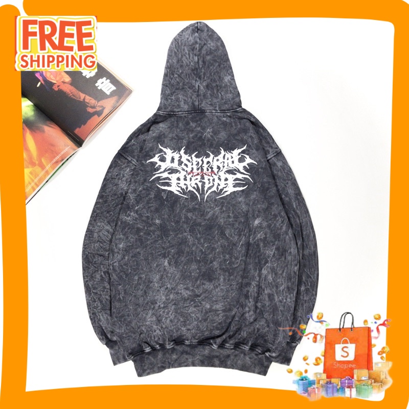 HOODIE PRIA POLOS MOTIF MURAH/ JAKET HOODIE GRAPHIC WASHED LUXURIOUS "GLORY" [HDW_253]