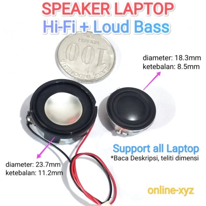 speker BASS Speaker Laptop ASUS Rog tuf strix zephyrus duo expertbook studiobook vivobook zenbook ch