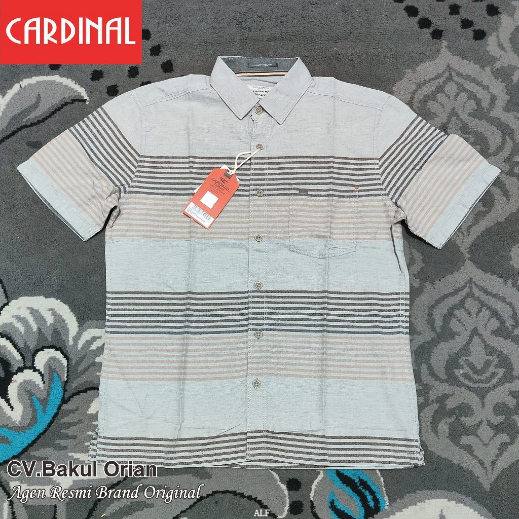 Kemeja Pria Baju Cowok Cardinal Original - EAKAR01462P ALF
