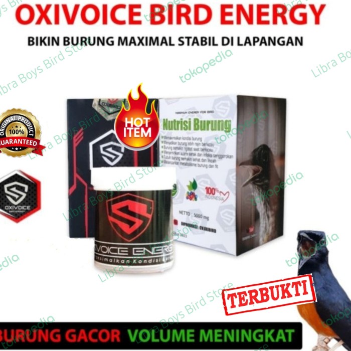 Oxivoice Oxibird Vitamin dan Obat Spektrum Luas Masalah Suara Burung