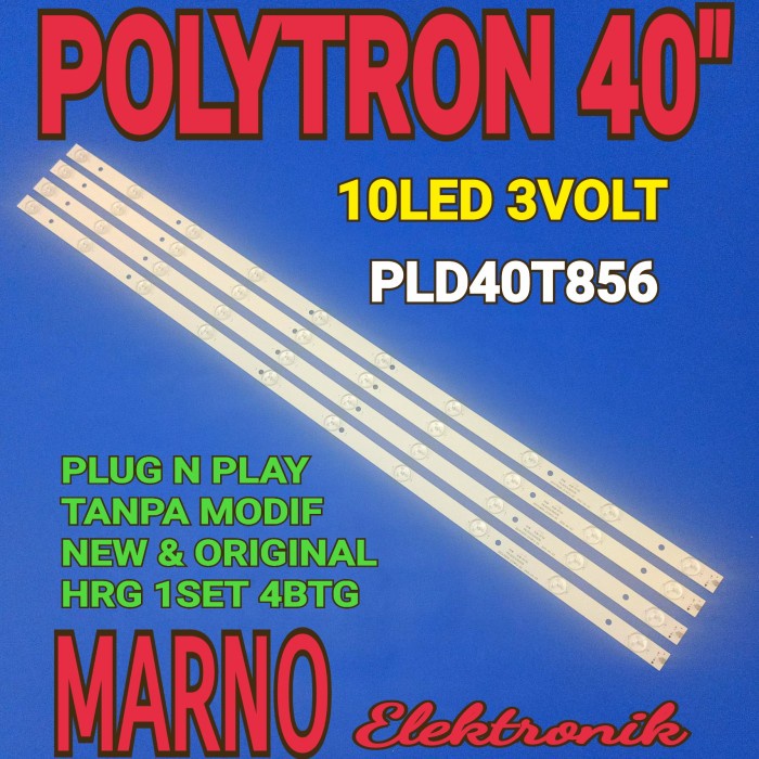 LAMPU BL BACKLIGHT LED TV POLYTRON 40INCH PLD40T856 40IN PLD 40T856