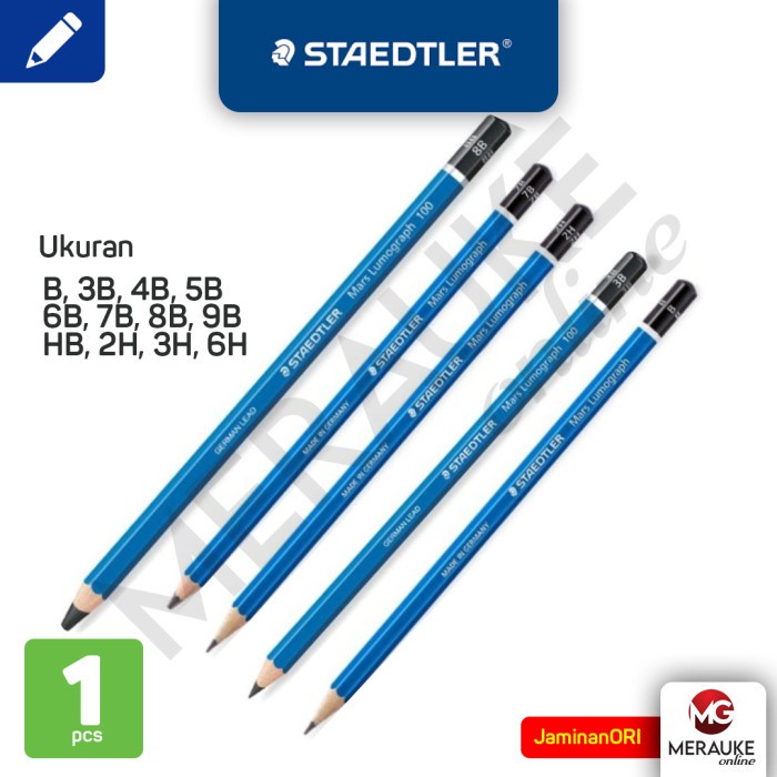 

Pensil Staedtler Mars Lumograph (Satuan)