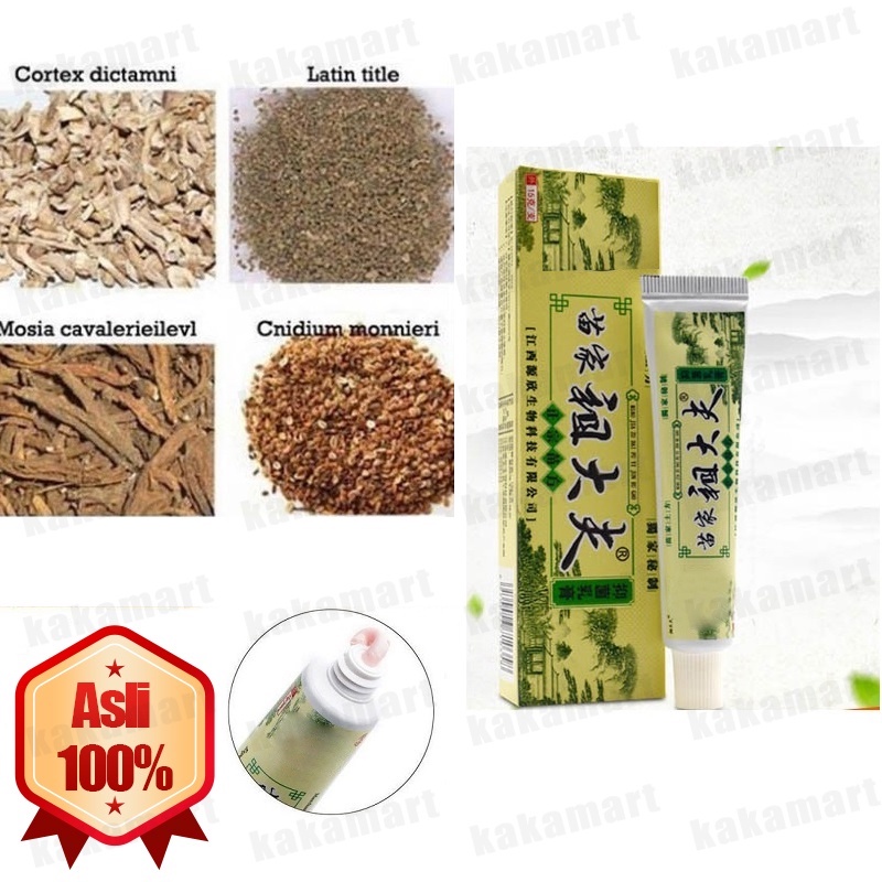 Salep Cina Original obat gatal alergi dan penyakit kulit berkualitas / Original Psoriasis Eksim Jamu