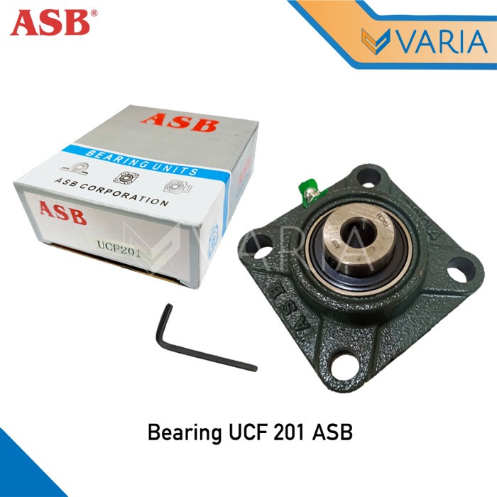 Bearing UCF 201 ASB Diameter As 12 mm Laher Pillow Block Duduk