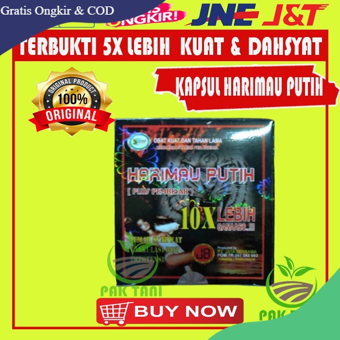 Obat Herbal Kapsul Harimau Putih Penambah Stamina Pria Herbal PT83