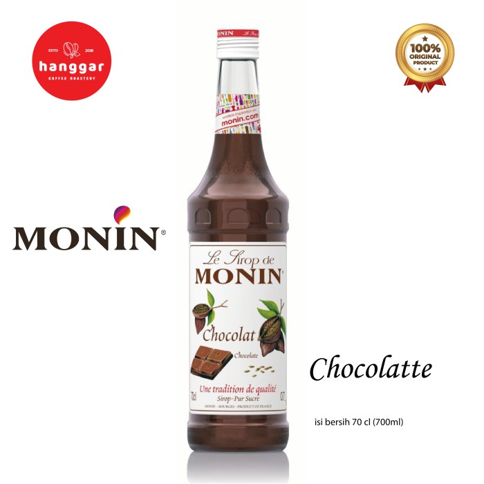 

Sirup MONIN CHOCOLATE 70cl ( 700ml )