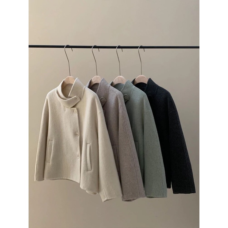 JAKET WANITA JACKET WINTER WANITA COAT KOREAN OFF WHITE CARDIGAN KOREA BAHAN PREMIUM SIZE JUMBO